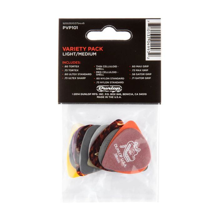 Медиатор Jim Dunlop Guitar Pick LT/MD Variety Pack 12 шт. (PVP101) изображение 2