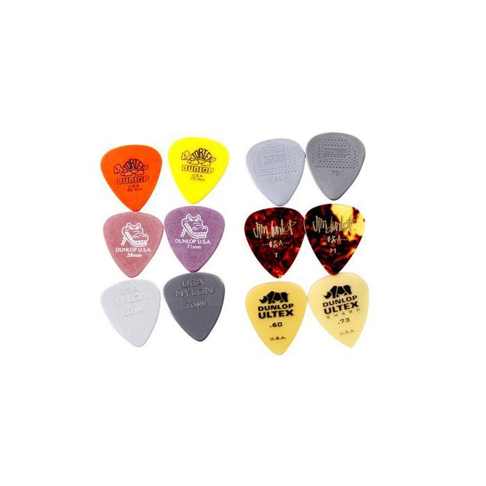 Медиатор Jim Dunlop Guitar Pick LT/MD Variety Pack 12 шт. (PVP101) изображение 4