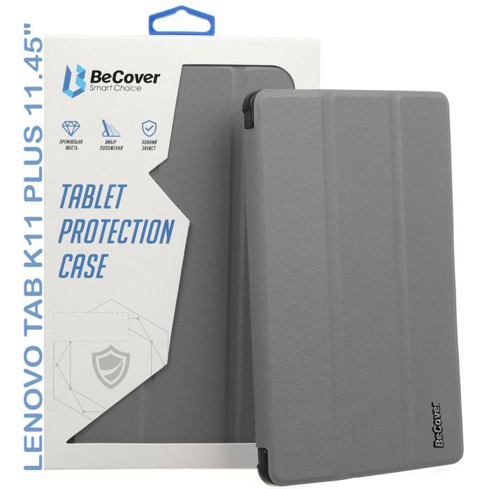 Чехол для планшета BeCover Smart Case Lenovo Tab K11 Plus TB-352F 11.45" Gray (711851) изображение 6