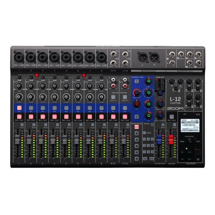 Микшерный пульт Zoom LiveTrak L-12 (284361) изображение 2