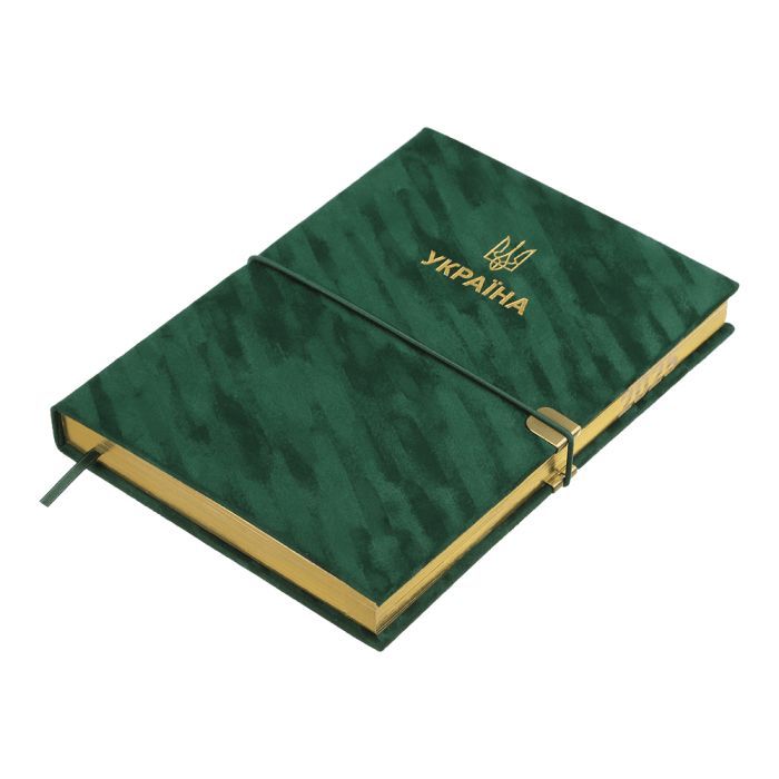 Еженедельник Buromax датированный 2025 PATRIOT VELOUR, А5 зеленый (BM.21133-04) изображение 2