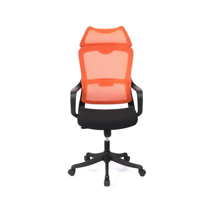 Офісне крісло Аклас Доріан BL TILT Помаранчевий (K-09 Orange OS-3000 Black) (00144001) зображення 2