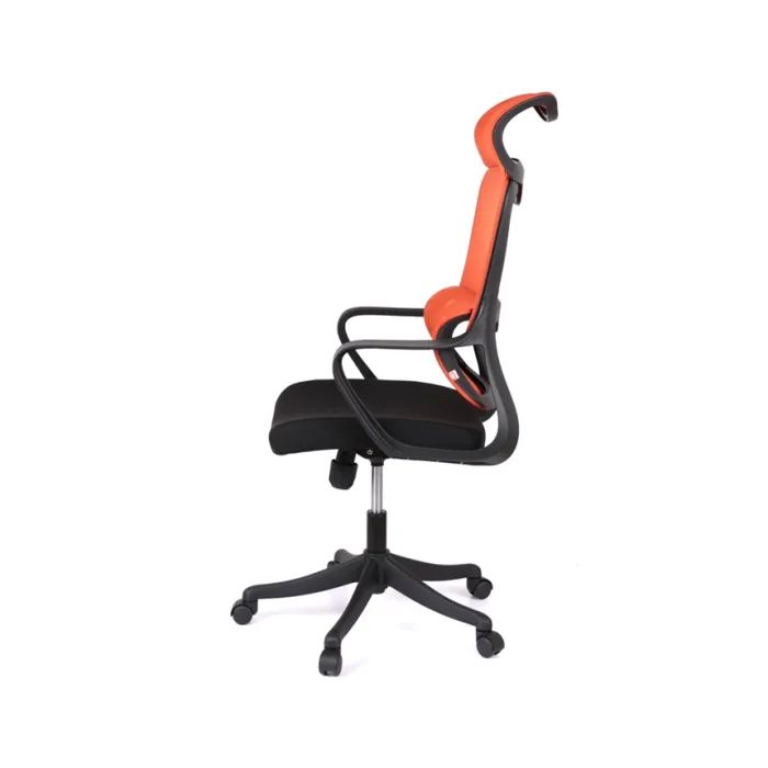 Офісне крісло Аклас Доріан BL TILT Помаранчевий (K-09 Orange OS-3000 Black) (00144001) зображення 3
