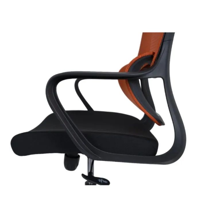 Офісне крісло Аклас Доріан BL TILT Помаранчевий (K-09 Orange OS-3000 Black) (00144001) зображення 6