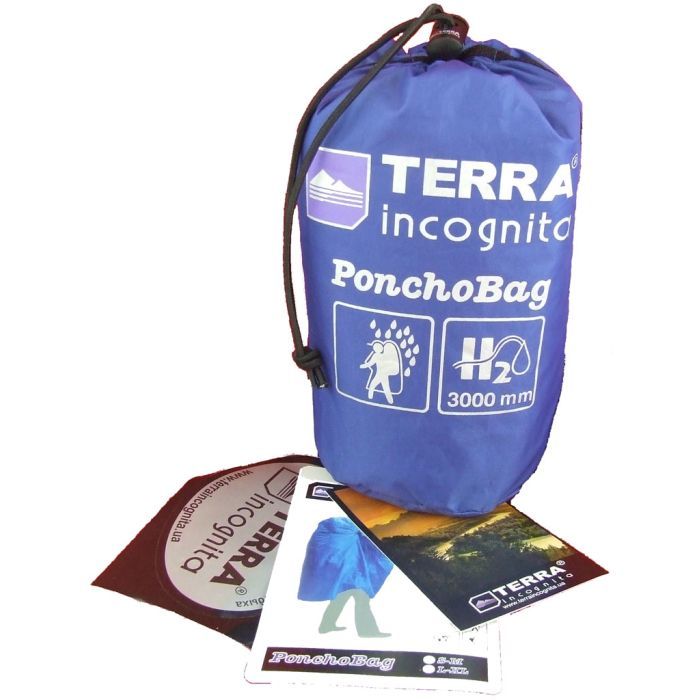 Дощовик Terra Incognita PonchoBag L/XL blue (4823081504412) зображення 2