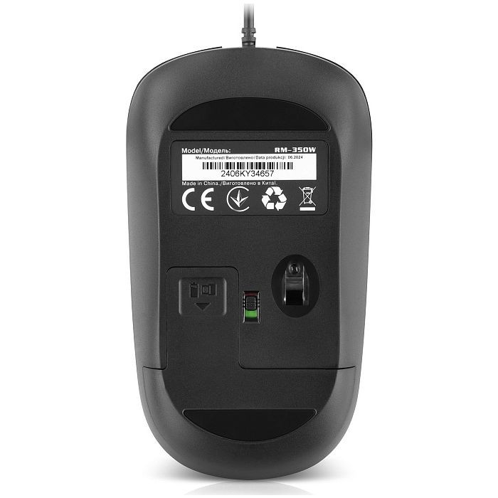 Мишка REAL-EL RM-222 USB Black/Gray (EL123200040) зображення 8