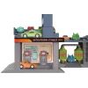 Игровой набор ZIPP Toys Dino автотрек-городская развязка электрический, 8 машинок (6603A) изображение 2