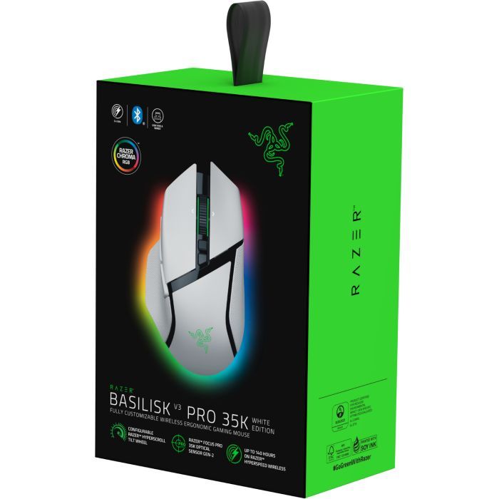 Мышка Razer Basilisk V3 Pro 35K Wireless/Bluetooth Black (RZ01-05240100-R3G1) изображение 8