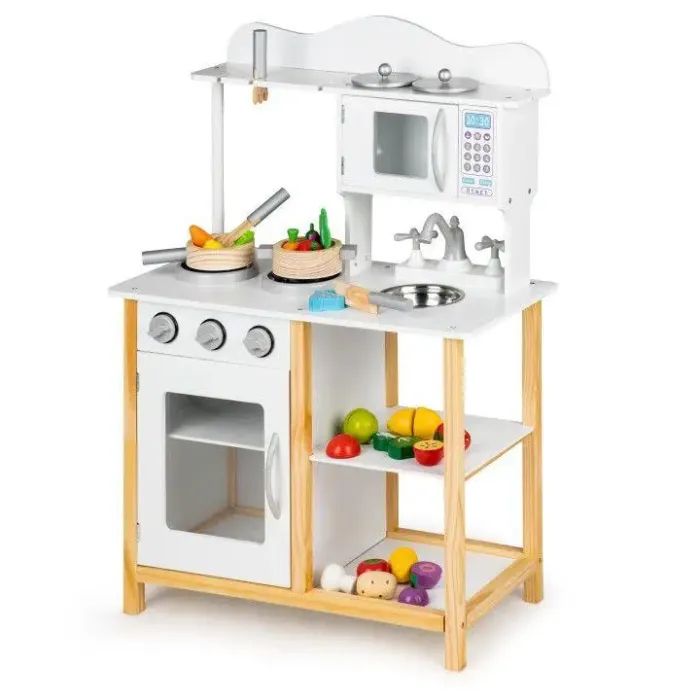 Игровой набор Ecotoys деревянная детская кухня Energy (TK040A) изображение 4