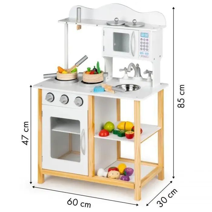 Игровой набор Ecotoys деревянная детская кухня Energy (TK040A) изображение 7