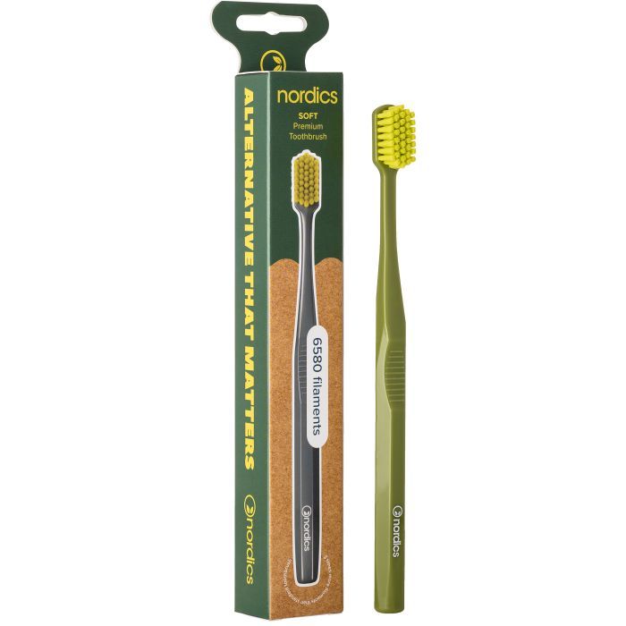 Зубна щітка Nordics 6580 Premium Dark Green (3800501908211)