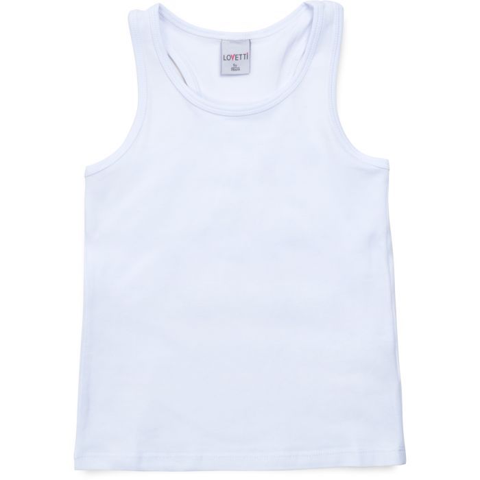 Майка детская Lovetti базовая (133-122-white)