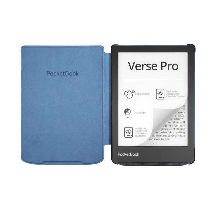 Чохол до електронної книги Pocketbook 6" PB629/634 Shell cover Blue (H-S-634-B-WW) зображення 2