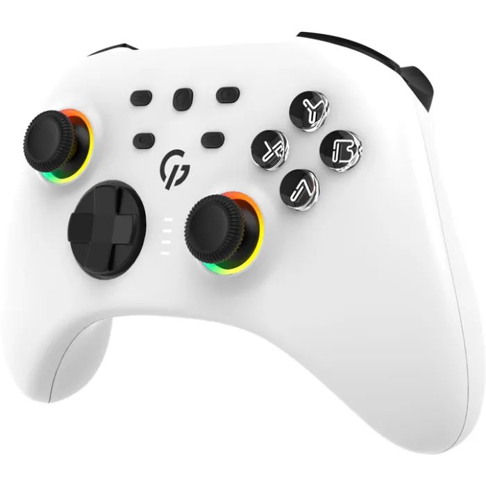 Геймпад GamePro GPX13W 2.4G/BT 5.1/USB/PC/iOS/Android RGB White (GPX13W) изображение 2