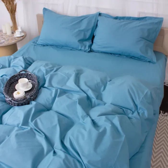 Постільна білизна MirSon Poplin Line 067 Green wave 110x140 (2200006277392) зображення 2