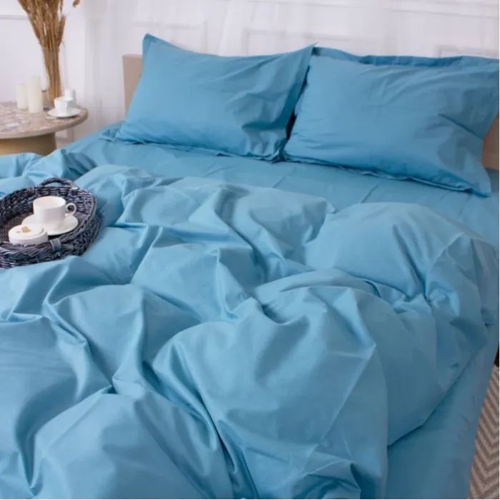 Постільна білизна MirSon Poplin Line 067 Green wave 110x140 (2200006277392) зображення 3