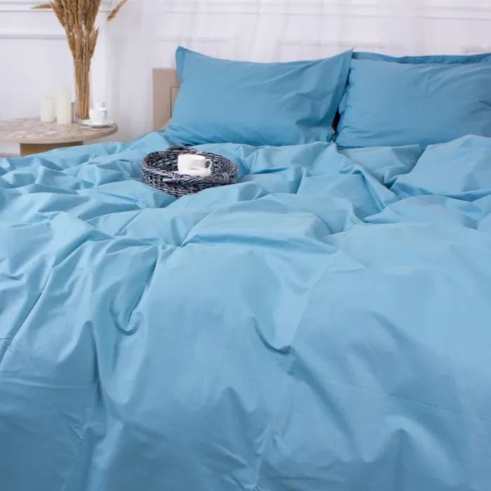 Постільна білизна MirSon Poplin Line 067 Green wave 110x140 (2200006277392) зображення 5