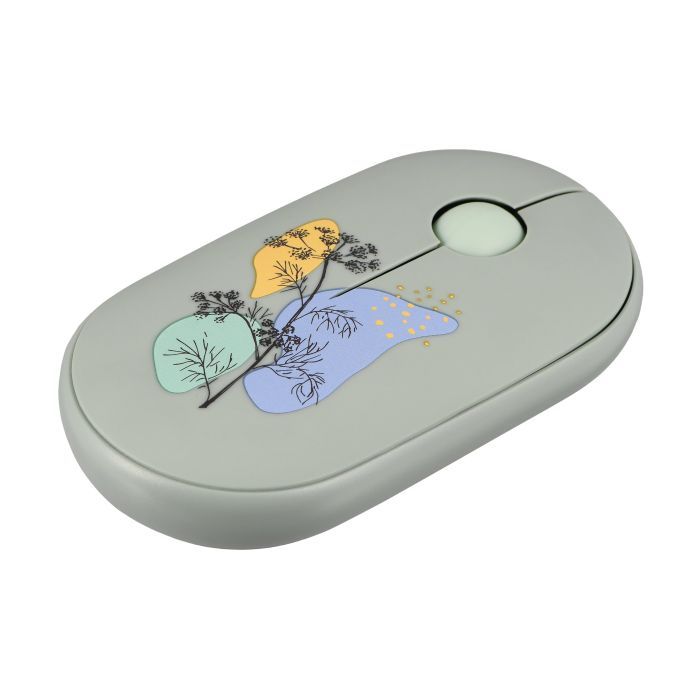 Мишка 2E MF300 FLORADILL Silent Wireless/Bluetooth Green (2E-MF300WFLORAGN) зображення 5