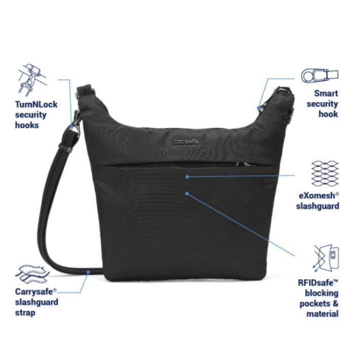 Сумка Pacsafe Cruise on the go Crossbody Сіра (20705224) зображення 7