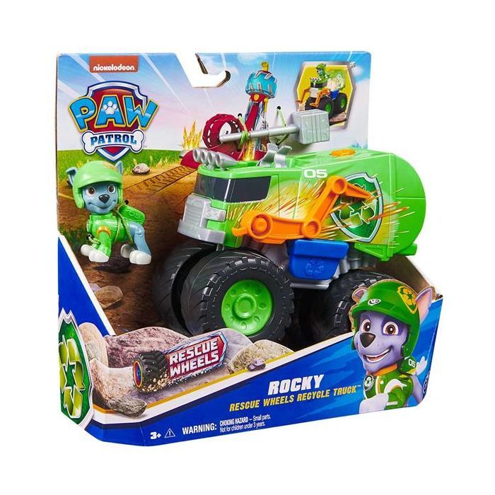 Игровой набор Paw Patrol Мегаколеса Большой спасательный автомобиль-трансформер с Роки (SM17776/6069331)