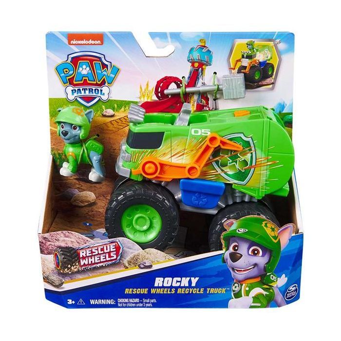 Игровой набор Paw Patrol Мегаколеса Большой спасательный автомобиль-трансформер с Роки (SM17776/6069331) изображение 2