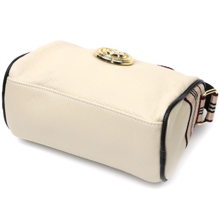 Сумка Vintage З натуральної шкіри Біла (22264) зображення 5