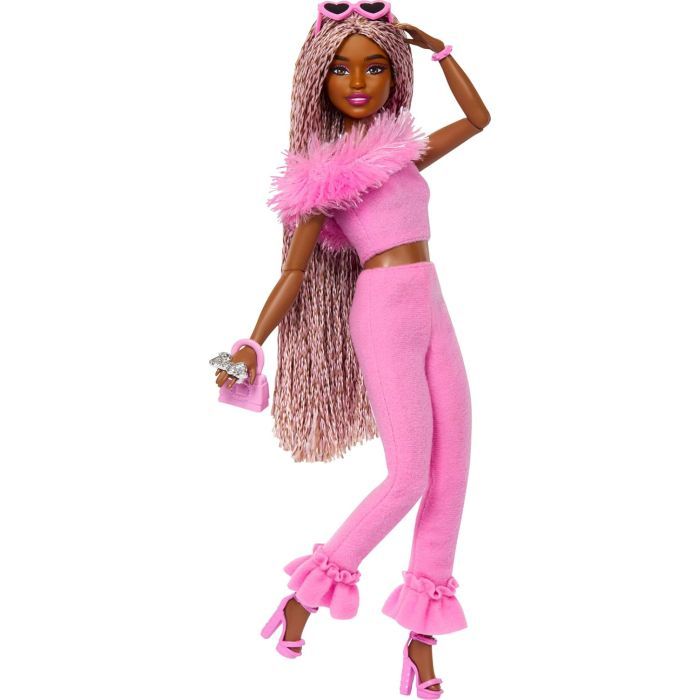 Кукла Barbie Barbiecore модница в костюме с перьями (HYV28)