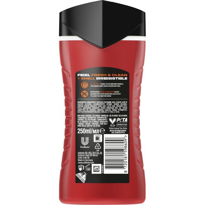 Гель для душа AXE Sunset Fresh 250 мл (8720181598609) изображение 2
