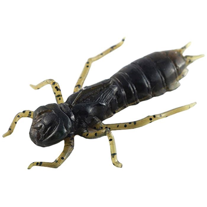 Силікон рибальський FishUP Dragonfly 1.7" 043 - Watermelon Brown/Black (8шт/уп) (1864.04.93)