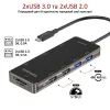 Концентратор Promate USB Hub 9 ports primehub-go.grey (primehub-go.grey) зображення 6