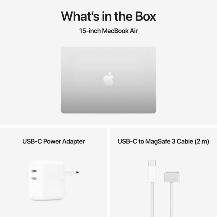Ноутбук Apple MacBook Air 15 M4 A3241 Silver (MW1G3UA/A) изображение 9