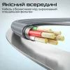 Дата кабель USB-C to USB-C springy.grey Promate (springy.grey) изображение 5