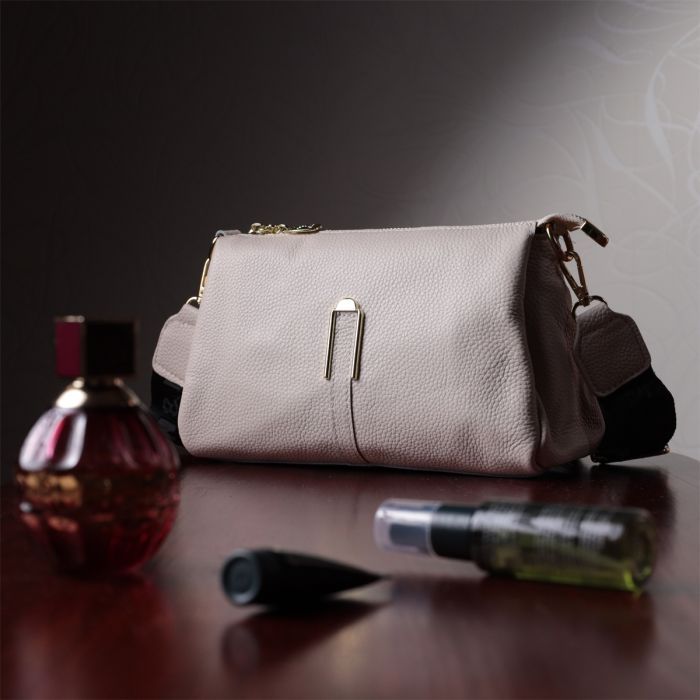 Сумка Vintage Из натуральной кожи Белая (22608) изображение 10