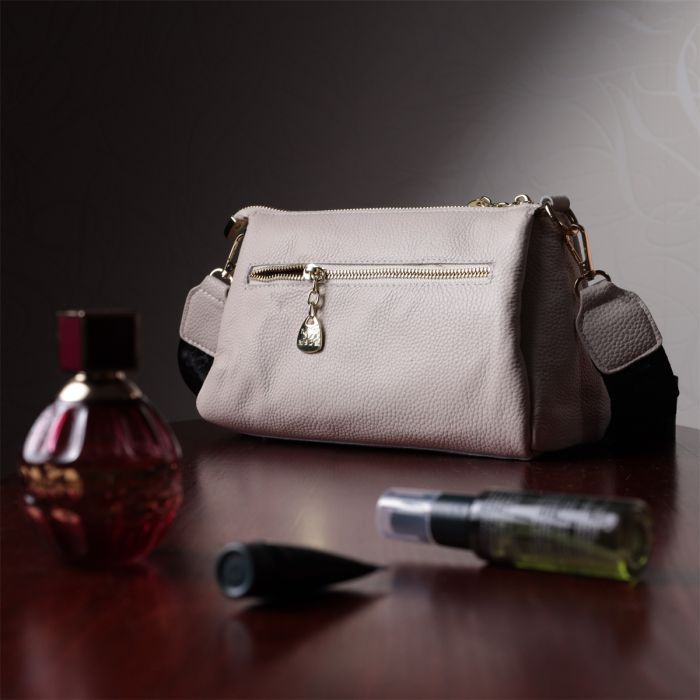 Сумка Vintage Из натуральной кожи Белая (22608) изображение 11