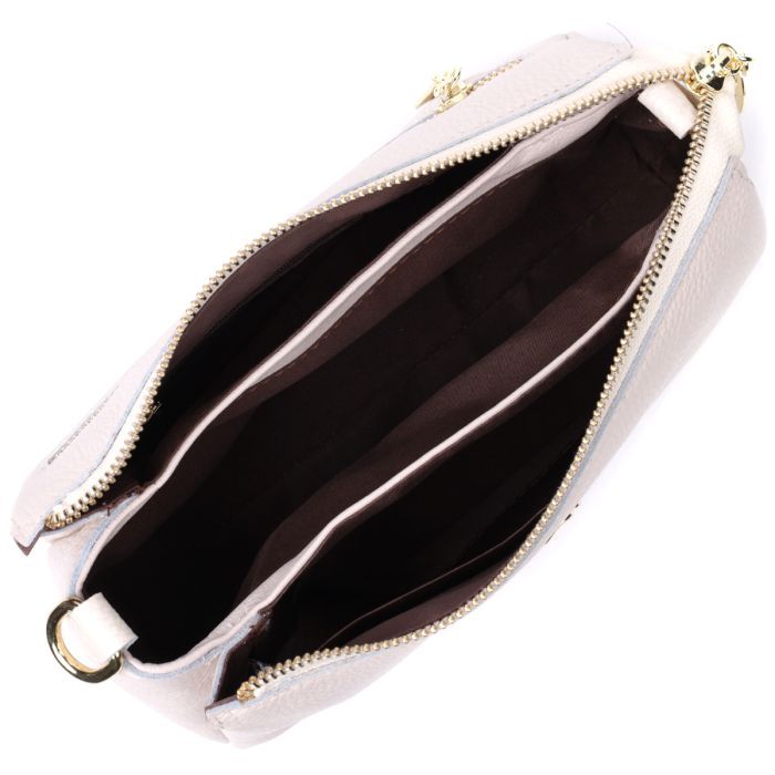 Сумка Vintage Из натуральной кожи Белая (22608) изображение 6