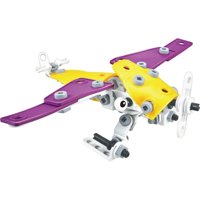Конструктор Stem с болтами Build&Play 4 в 1 на 100 деталей (3858894673308) изображение 2