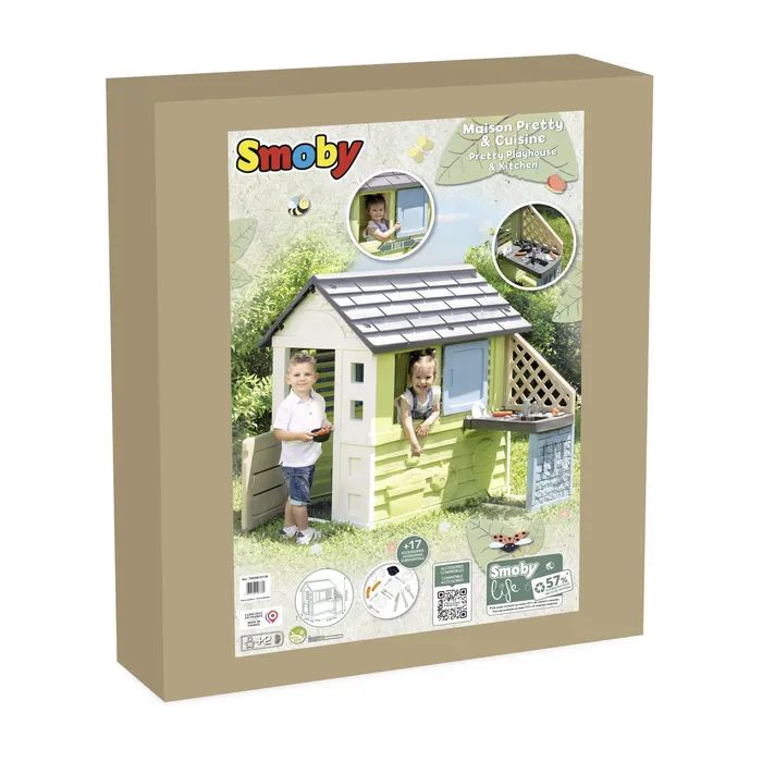 Игровой домик Smoby Life Радужный с летней кухней (7600810738) изображение 6