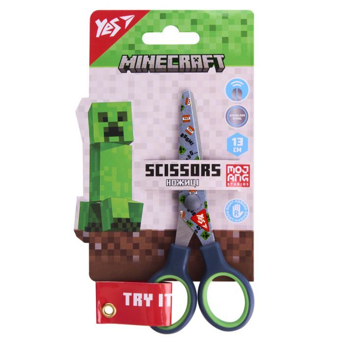 Ножиці Yes Minecraft 13см з принтом на лезі (480470) зображення 3
