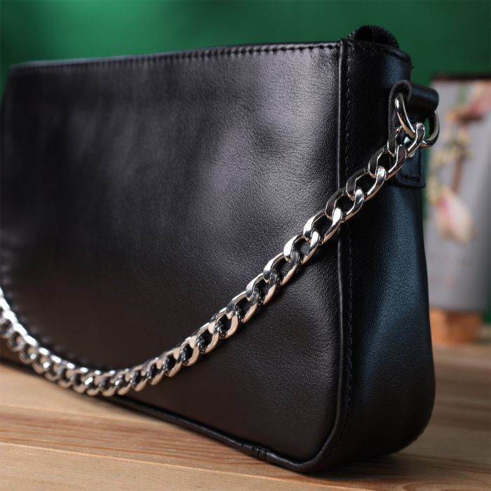 Сумка Shvigel Из натуральной кожи Бежевая (22835) изображение 11