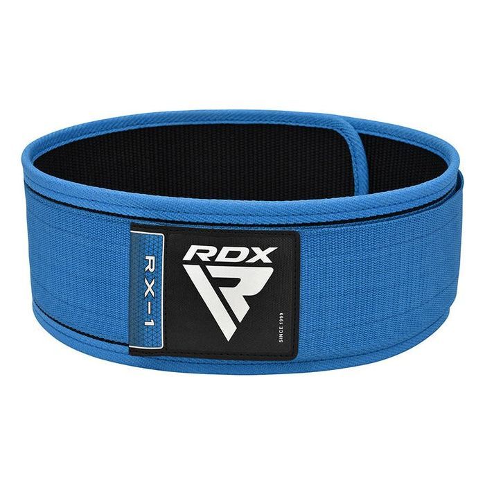 Атлетичний пояс RDX RX1 Weight Lifting Belt Blue XL (WBS-RX1U-XL)
