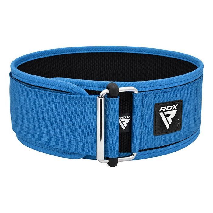 Атлетичний пояс RDX RX1 Weight Lifting Belt Blue XL (WBS-RX1U-XL) зображення 3