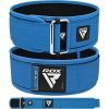 Атлетичний пояс RDX RX1 Weight Lifting Belt Blue XL (WBS-RX1U-XL) зображення 5