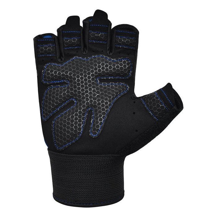 Перчатки для фитнеса RDX W1 Half Blue XL (WGA-W1HU-XL) изображение 2