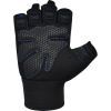 Перчатки для фитнеса RDX W1 Half Blue L (WGA-W1HU-L) изображение 2
