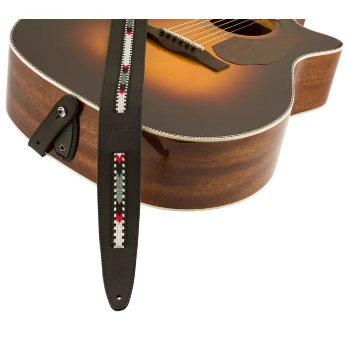 Ремень для гитары Fender Strap Acoustic Paramount Leather Brown (233390) изображение 4