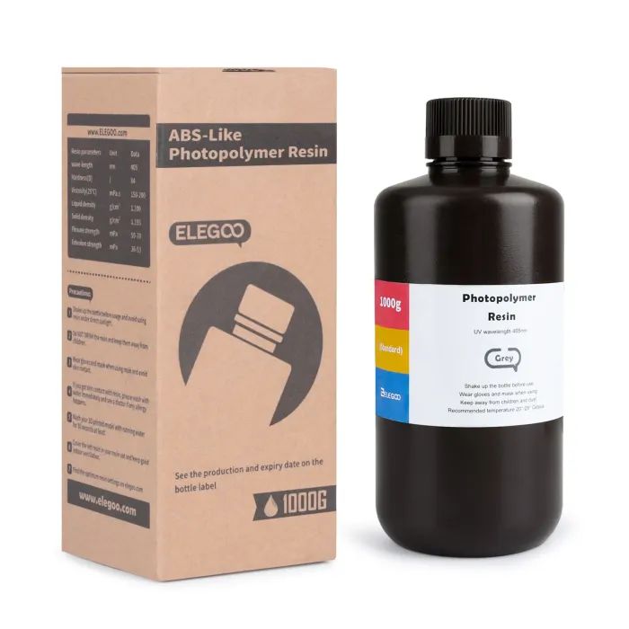 Фотополімерна смола ELEGOO Resin, ABS-like 1кг, clear green (50.103.0105) зображення 2