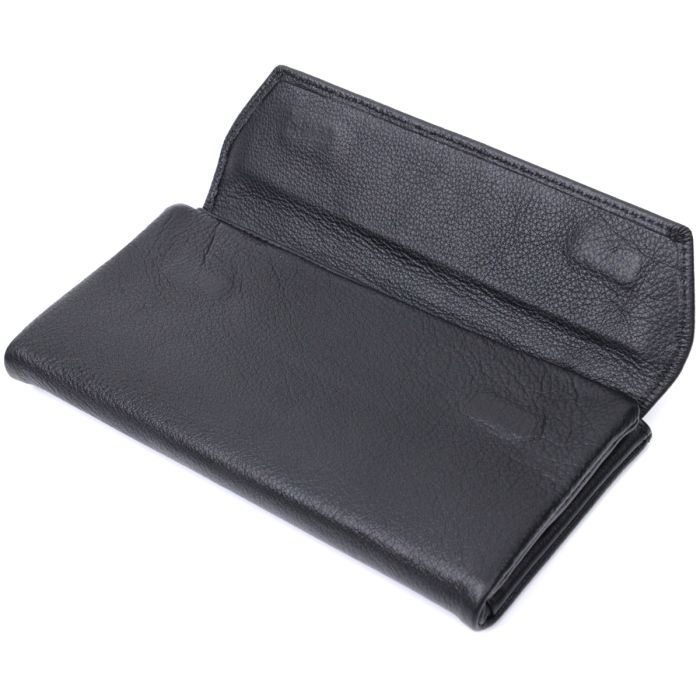 Портмоне ST Leather Из натуральной кожи Черное (22698) изображение 7