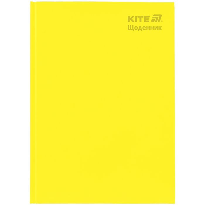 Щоденник шкільний Kite тверда обкладинка, жовтий (K25-262-13)
