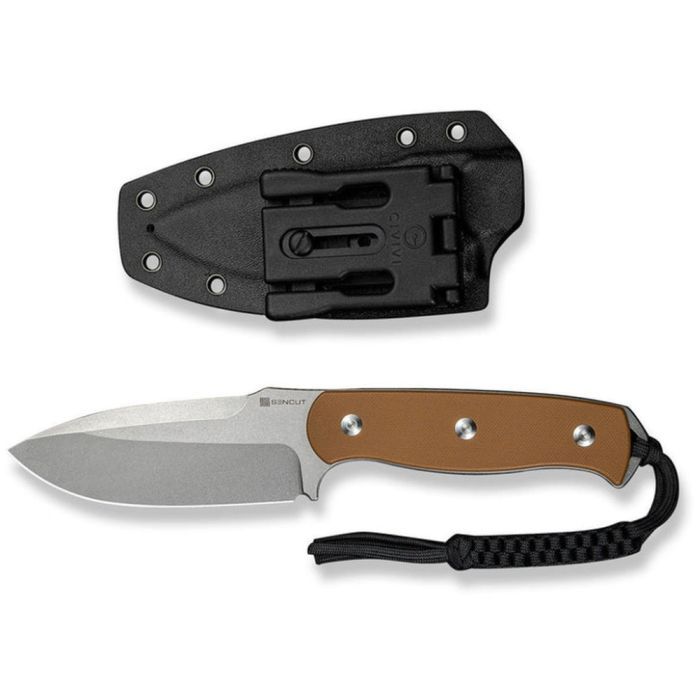 Нож Sencut Toxodon, Black G10, Stonewash (S24036-1)