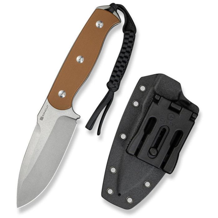 Нож Sencut Toxodon, Black G10, Stonewash (S24036-1) изображение 2